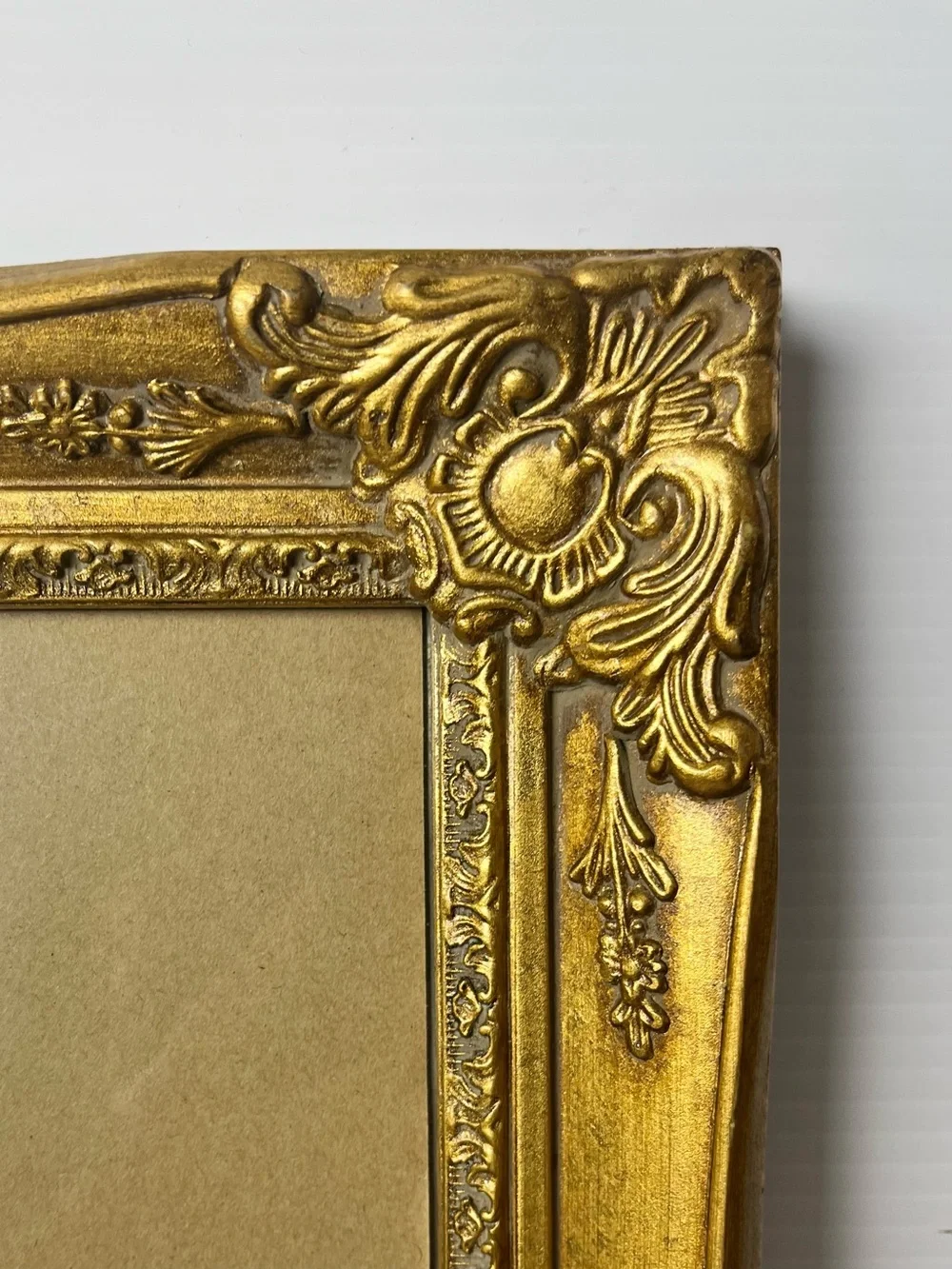 Vintage French Baroque Wood Picture Frames Gold Gilt Ornate Rococo Fits 8 x 10
